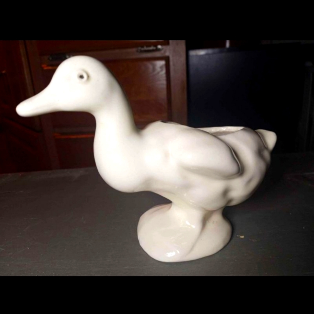 White Duck Planter